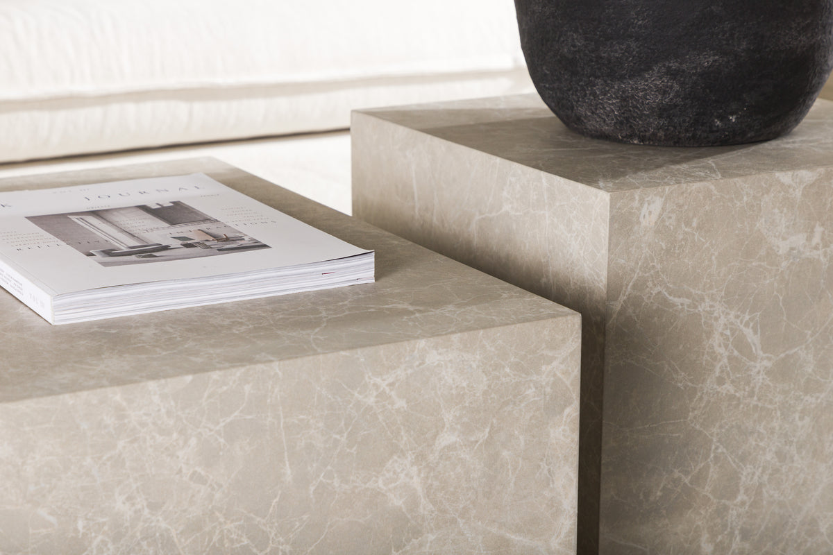 York Soffbord 80 x 60 Beige