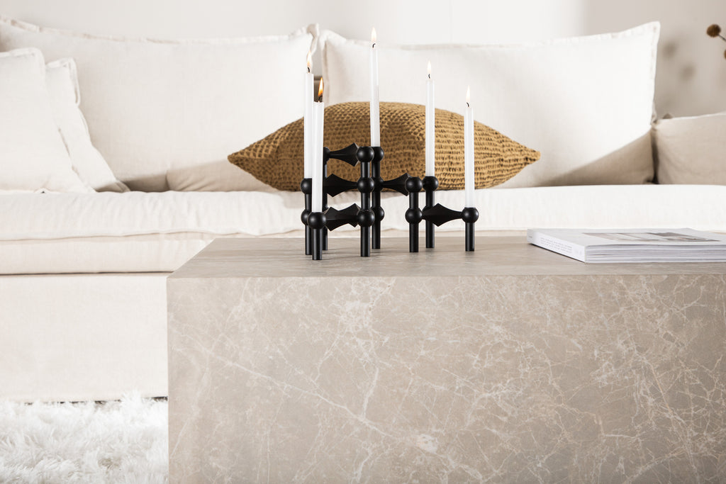 York Soffbord 80 x 60 Beige