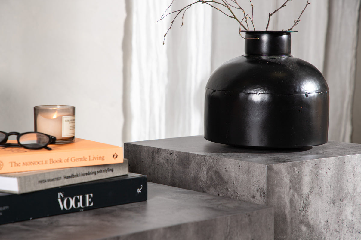 York Soffbord 40 x 40 Mörkgrå