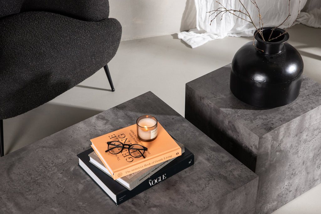 York Soffbord 40 x 40 Mörkgrå