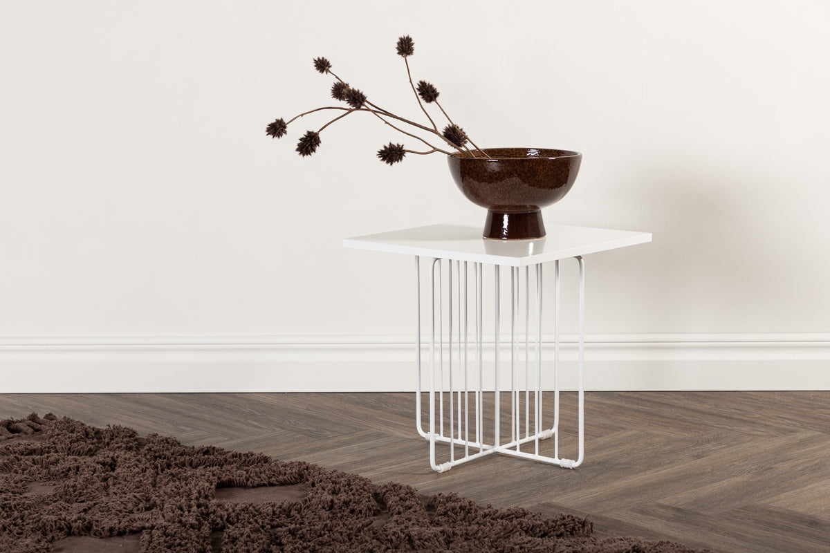 Dayton Soffbord 60 x 60 Vit