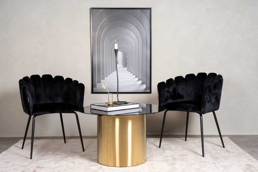 Ystad Soffbord ⌀80 Svart