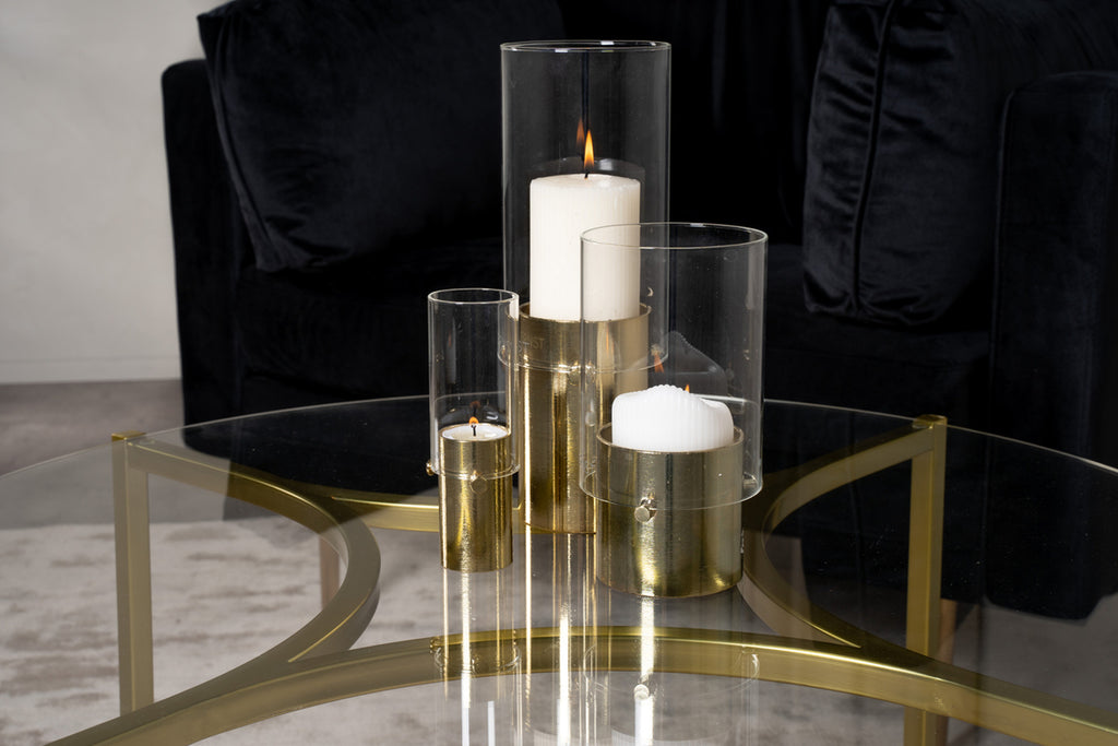 Kivik Soffbord ⌀90 Guld