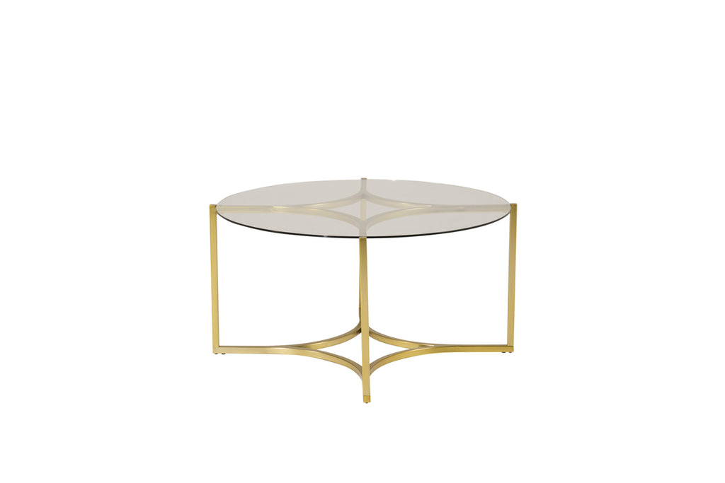 Kivik Soffbord ⌀90 Guld