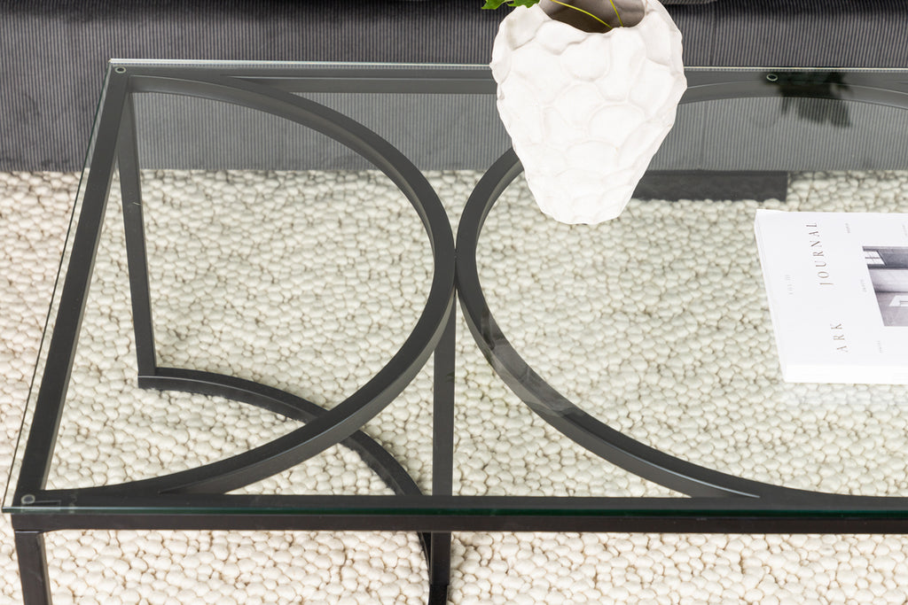 Skanör Soffbord 140 x 70 Svart