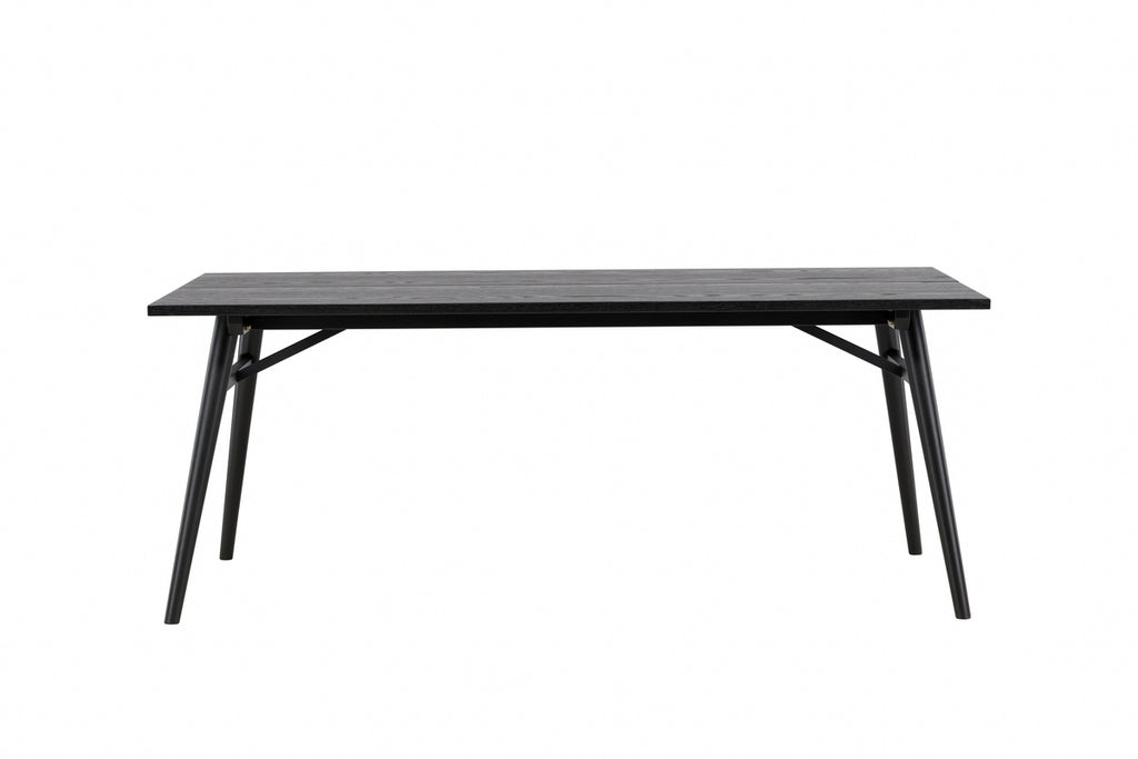 Sleek Rektangulära Matbord 195 x 95 Svart