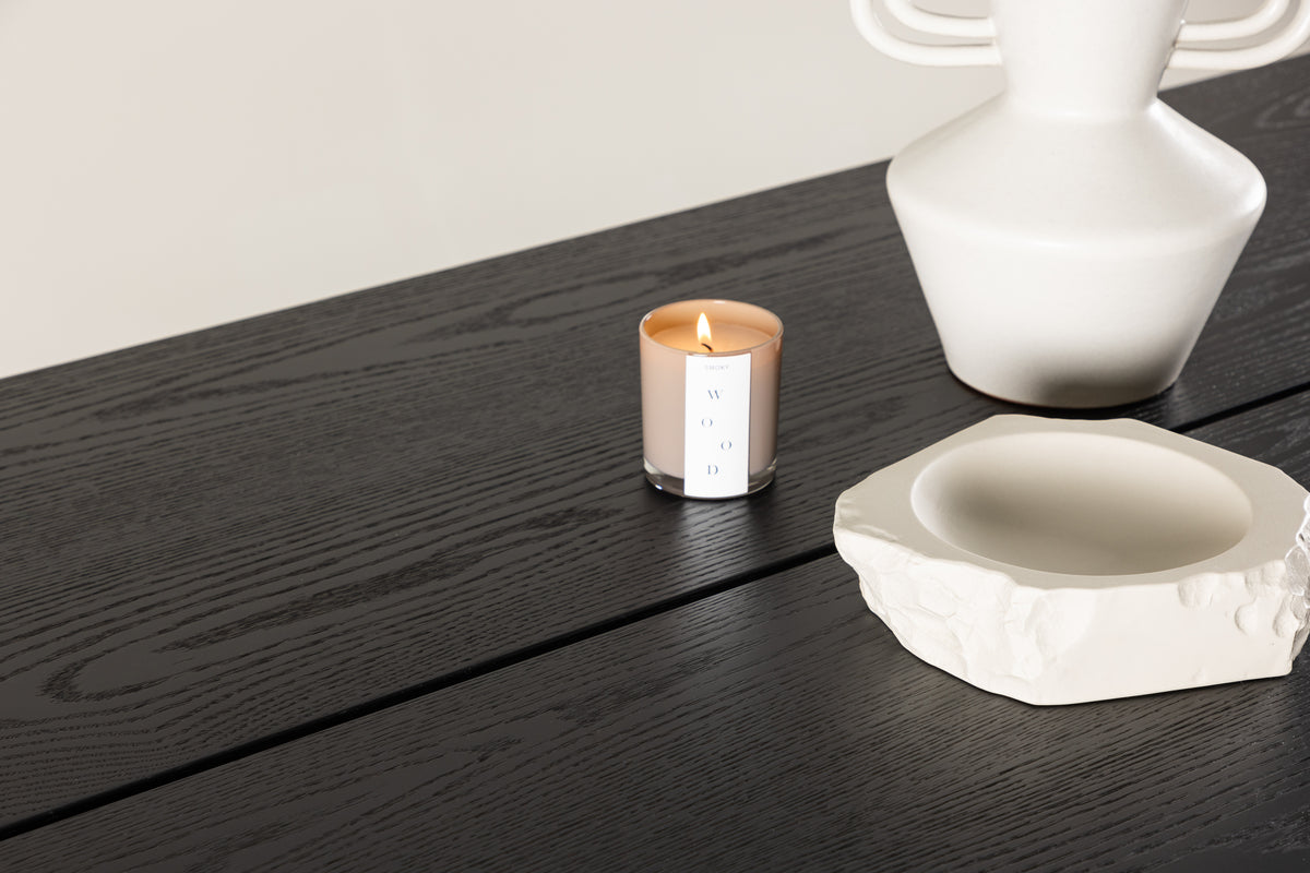 Sleek Rektangulära Matbord 195 x 95 Svart