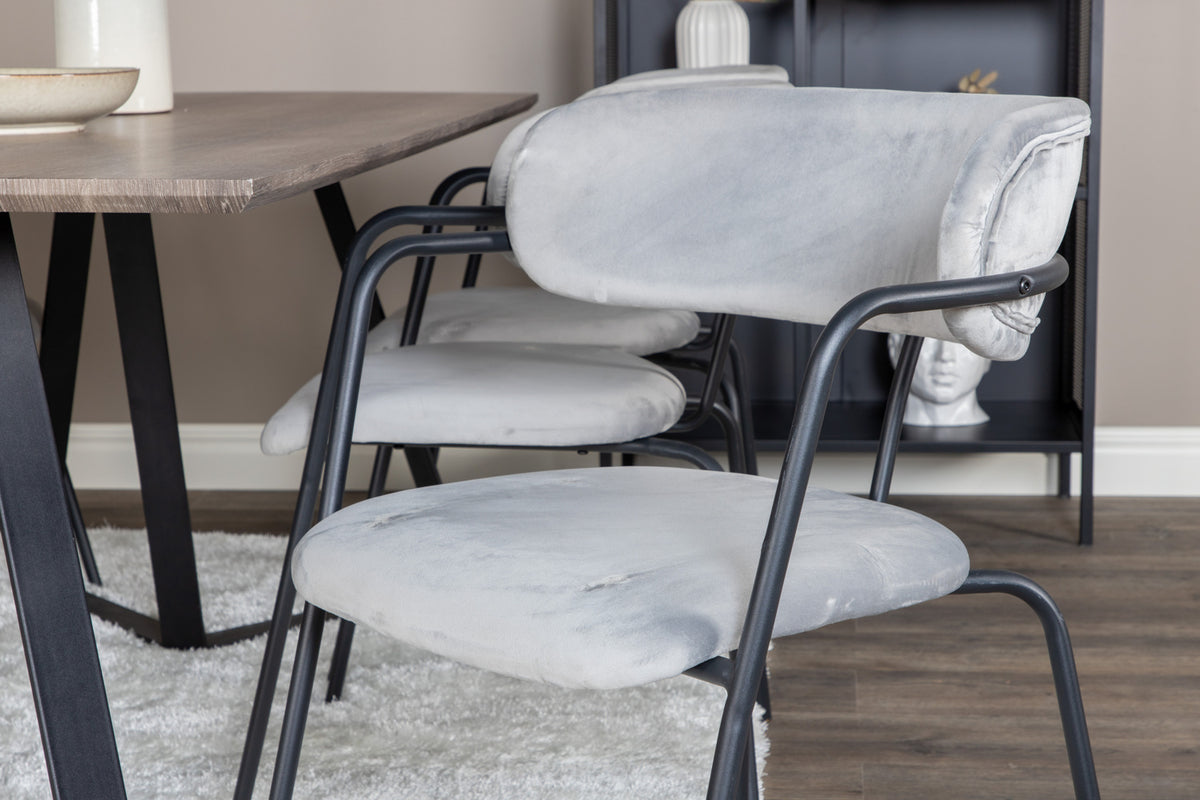 Arrow Matstolar 2-pack Grå