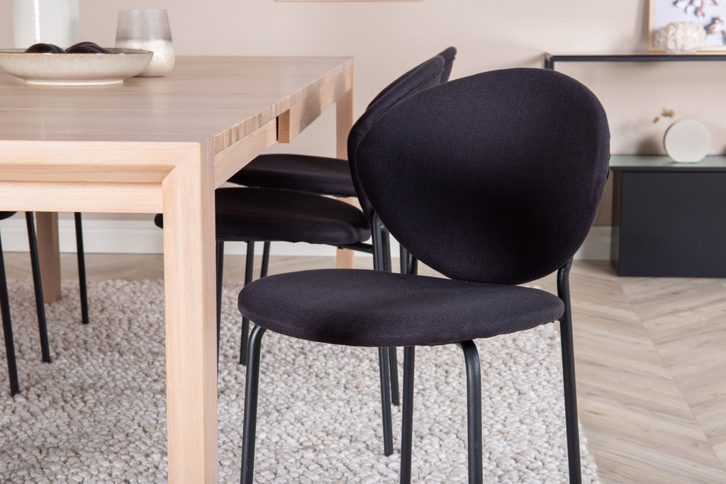 Vault Matstolar 2-pack Svart