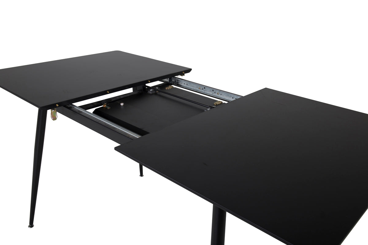 Silar Rektangulära Matbord 120 x 80 Svart