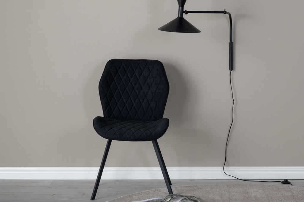 Gemma Matstolar 2-pack Svart