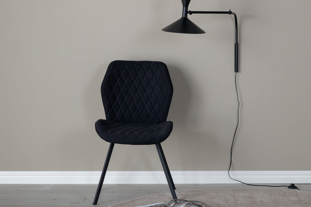 Gemma Matstolar 2-pack Svart