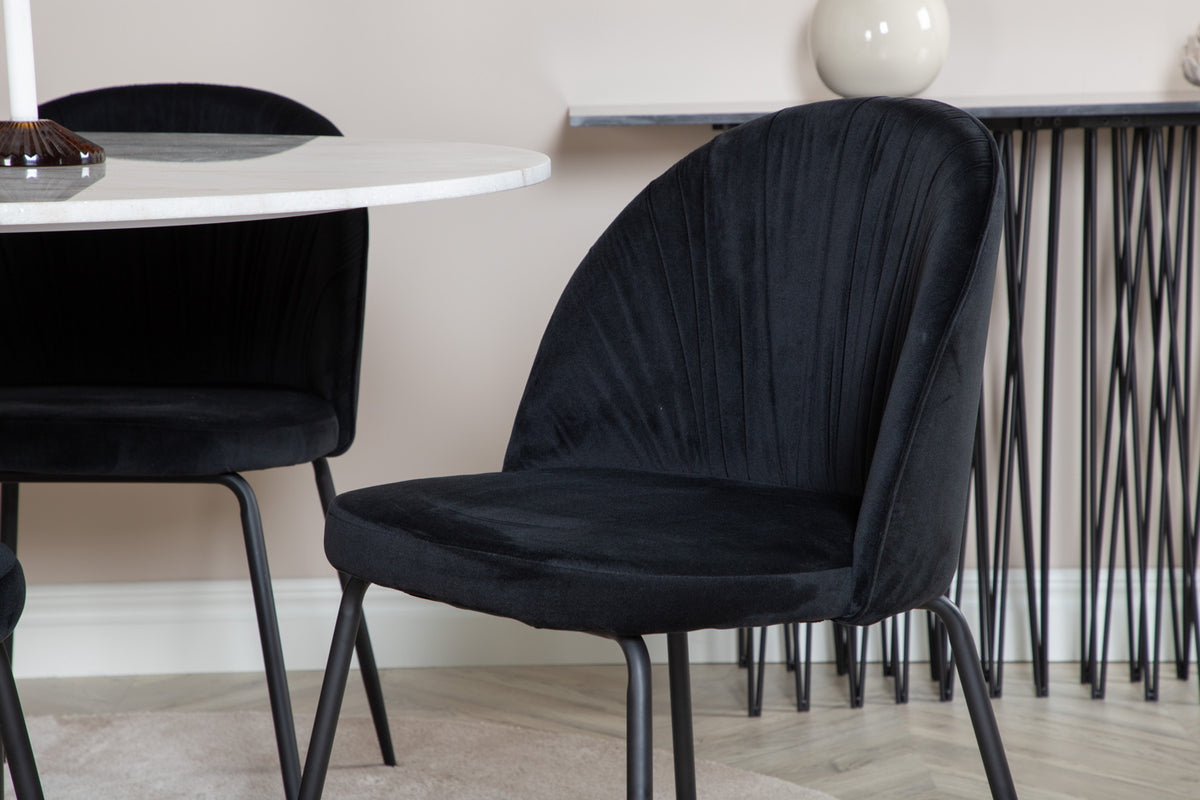 Wrinkles Matstolar 2-pack Svart