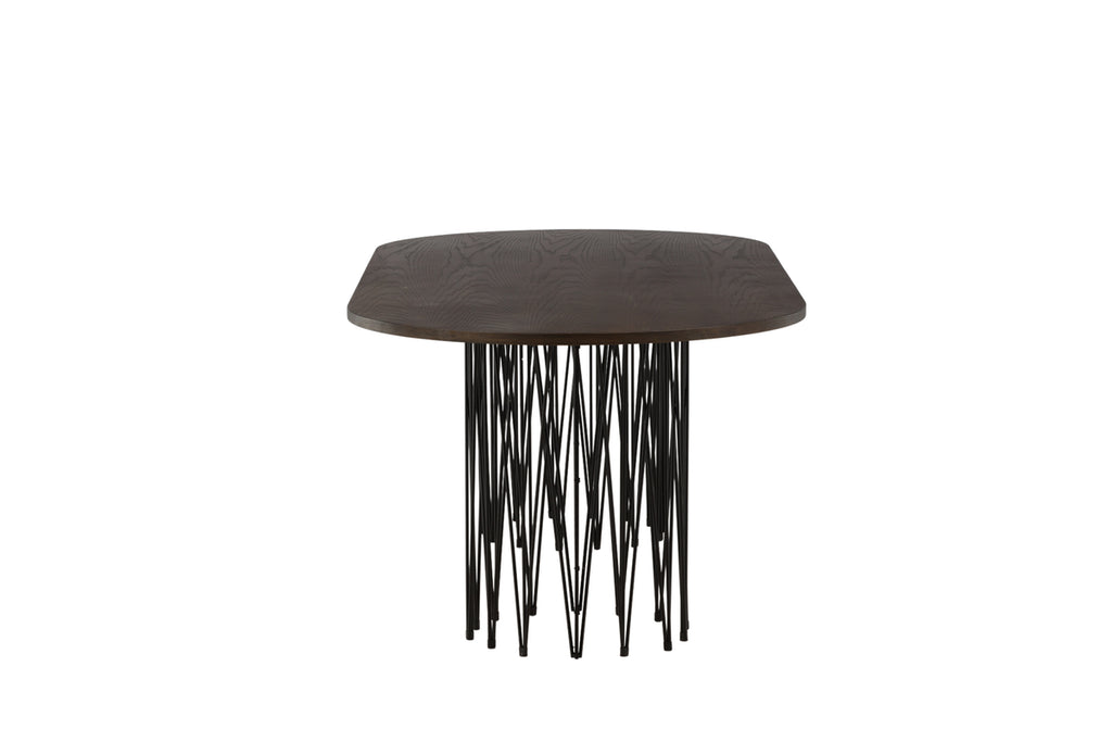 Stone Ovala Matbord 220 x 100 Mocka