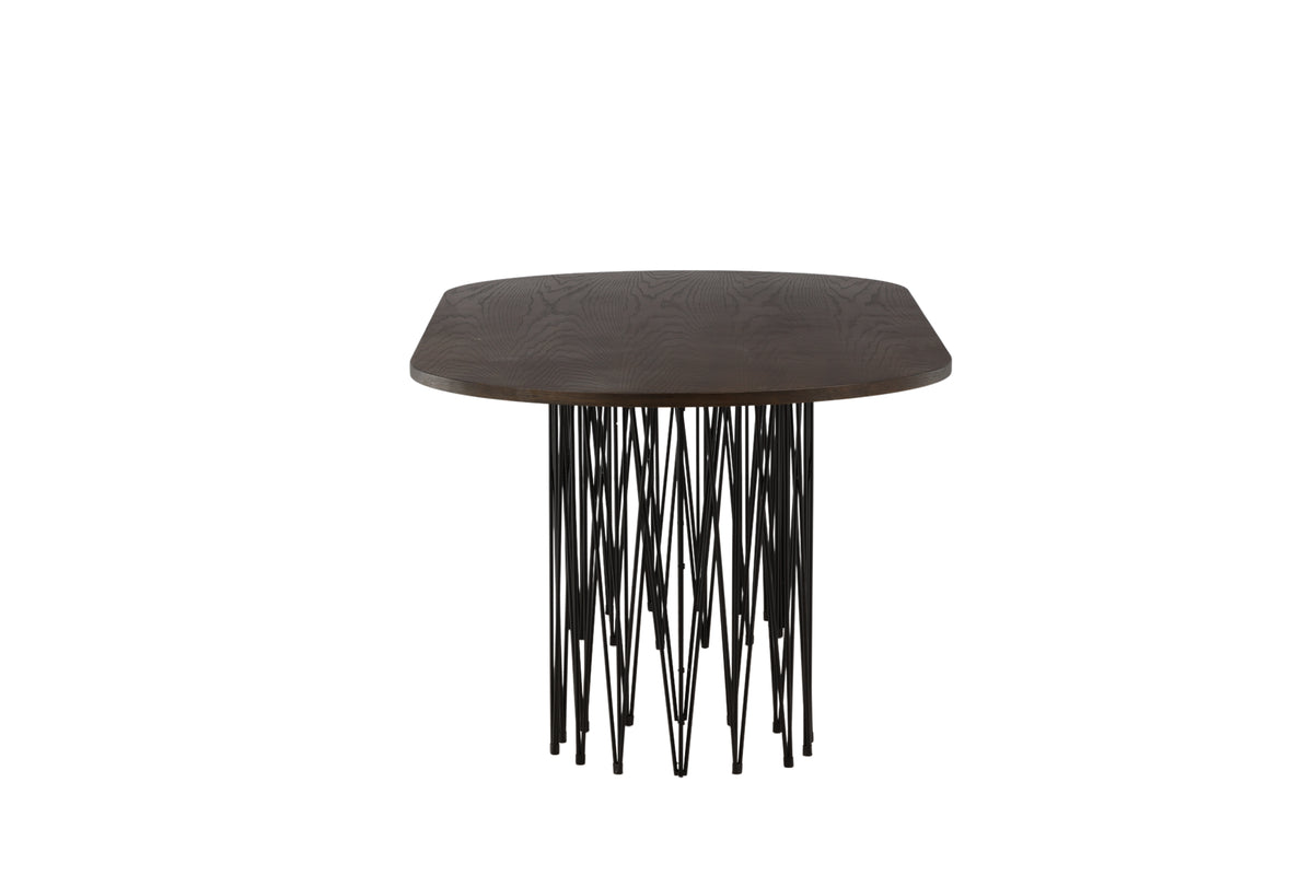 Stone Ovala Matbord 220 x 100 Mocka