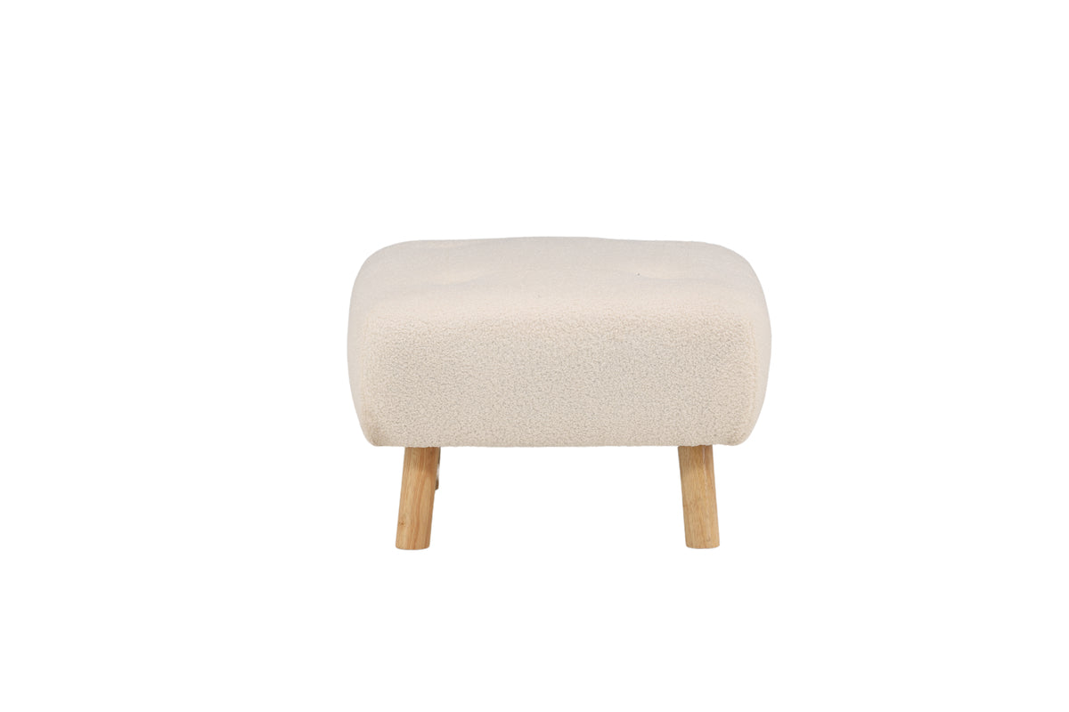 Salina Ottoman 60 x 28 x 60 Vit