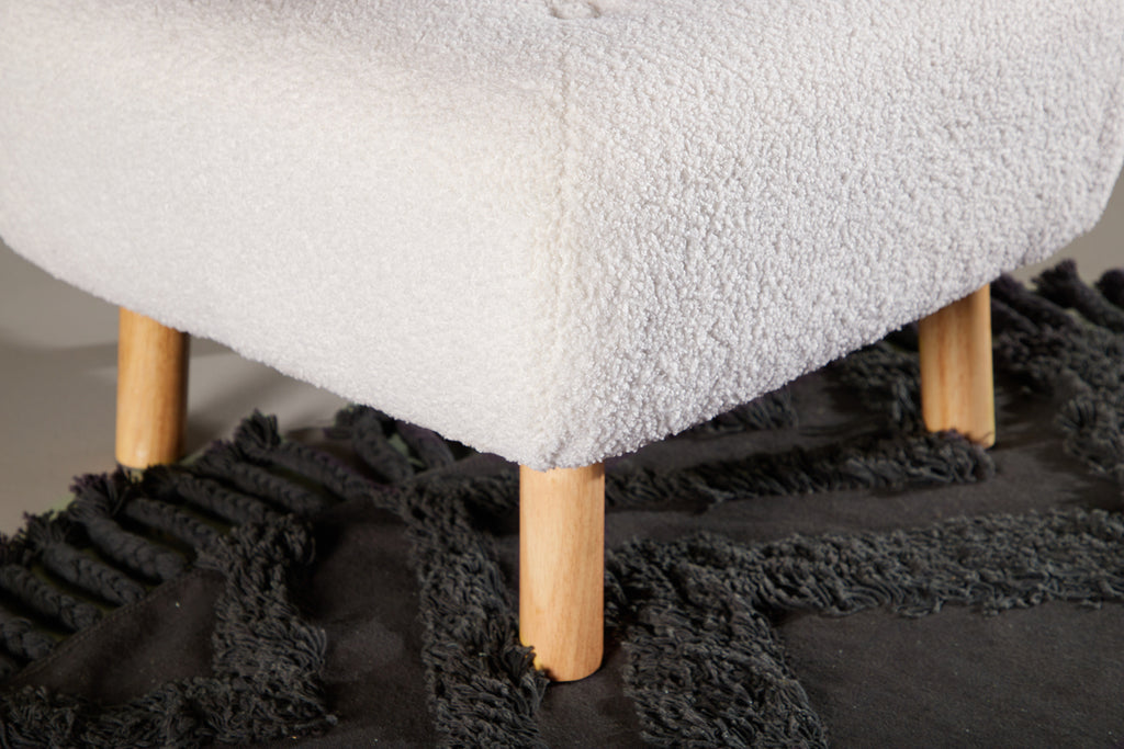 Salina Ottoman 60 x 28 x 60 Vit