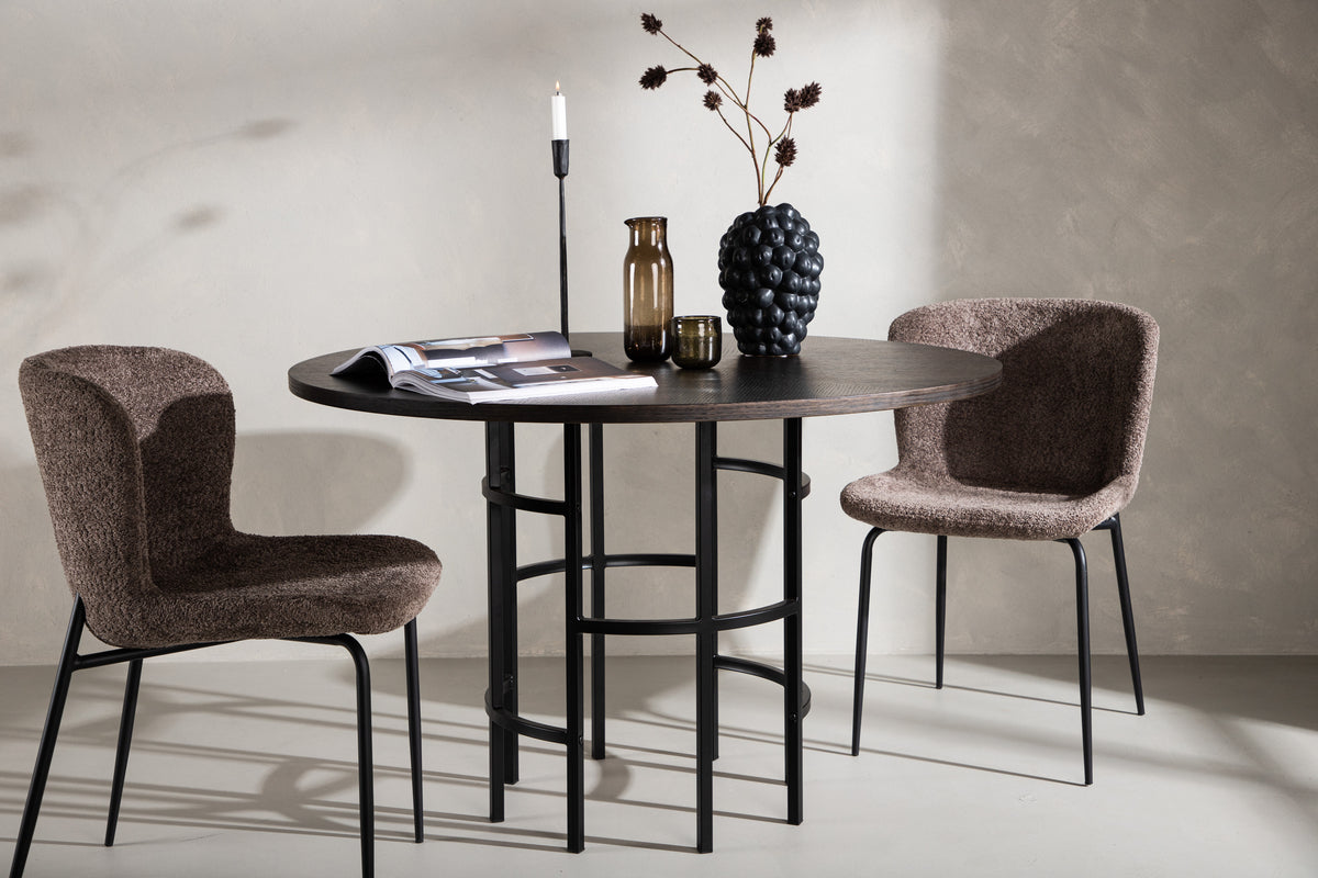 Copenhagen Runda Matbord ⌀115 Mocka