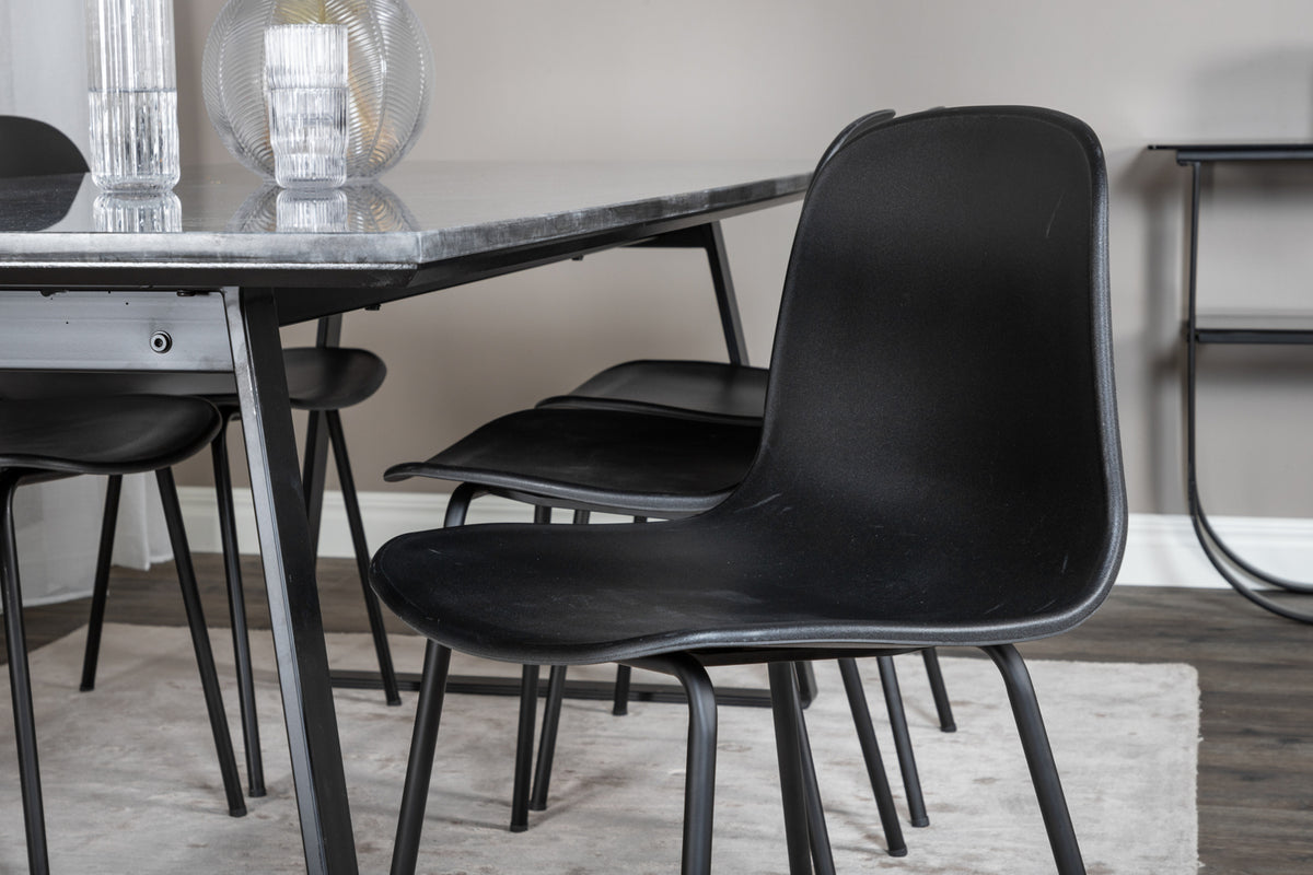 Arctic Matstolar 2-pack Svart