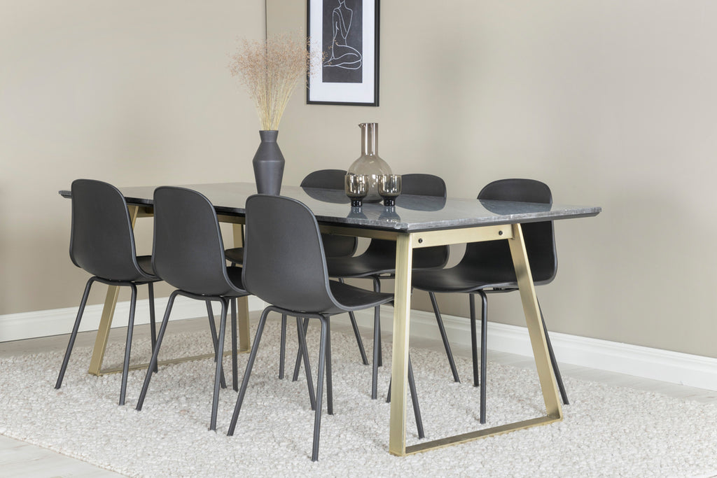 Arctic Matstolar 2-pack Svart