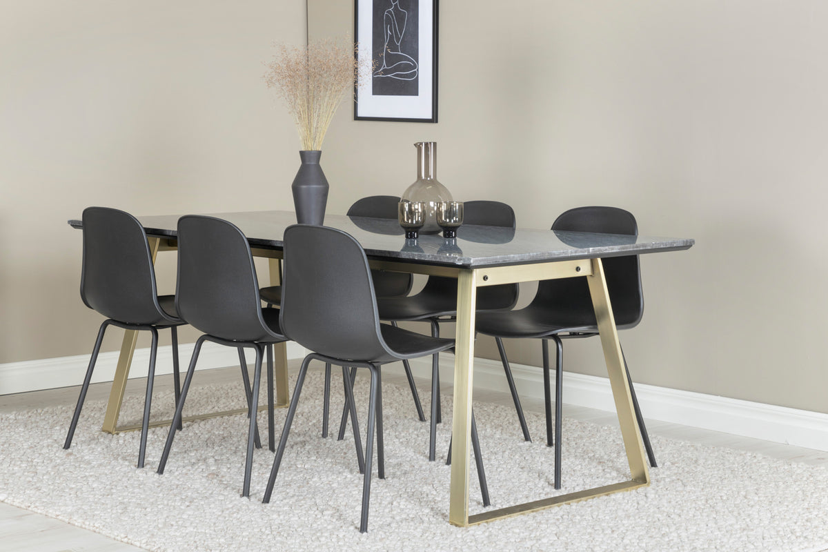 Arctic Matstolar 2-pack Svart