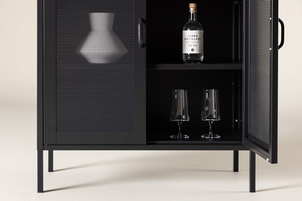 Misha Skåp 40 x 80 x 102 Svart