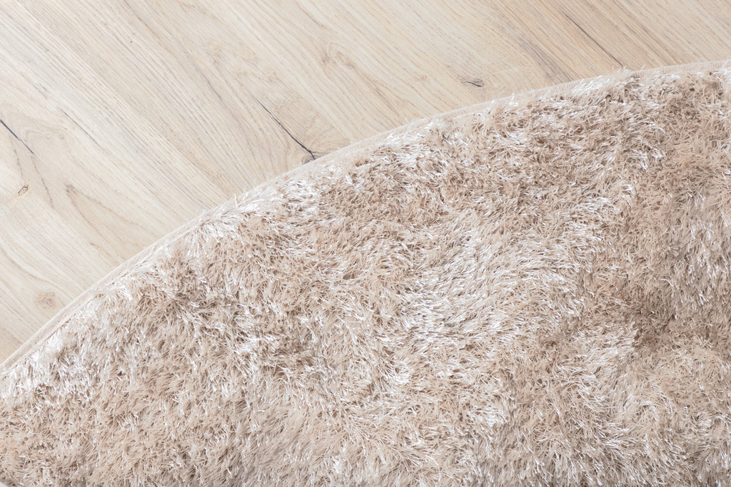 Mattis Runda Mattor ⌀200 Beige