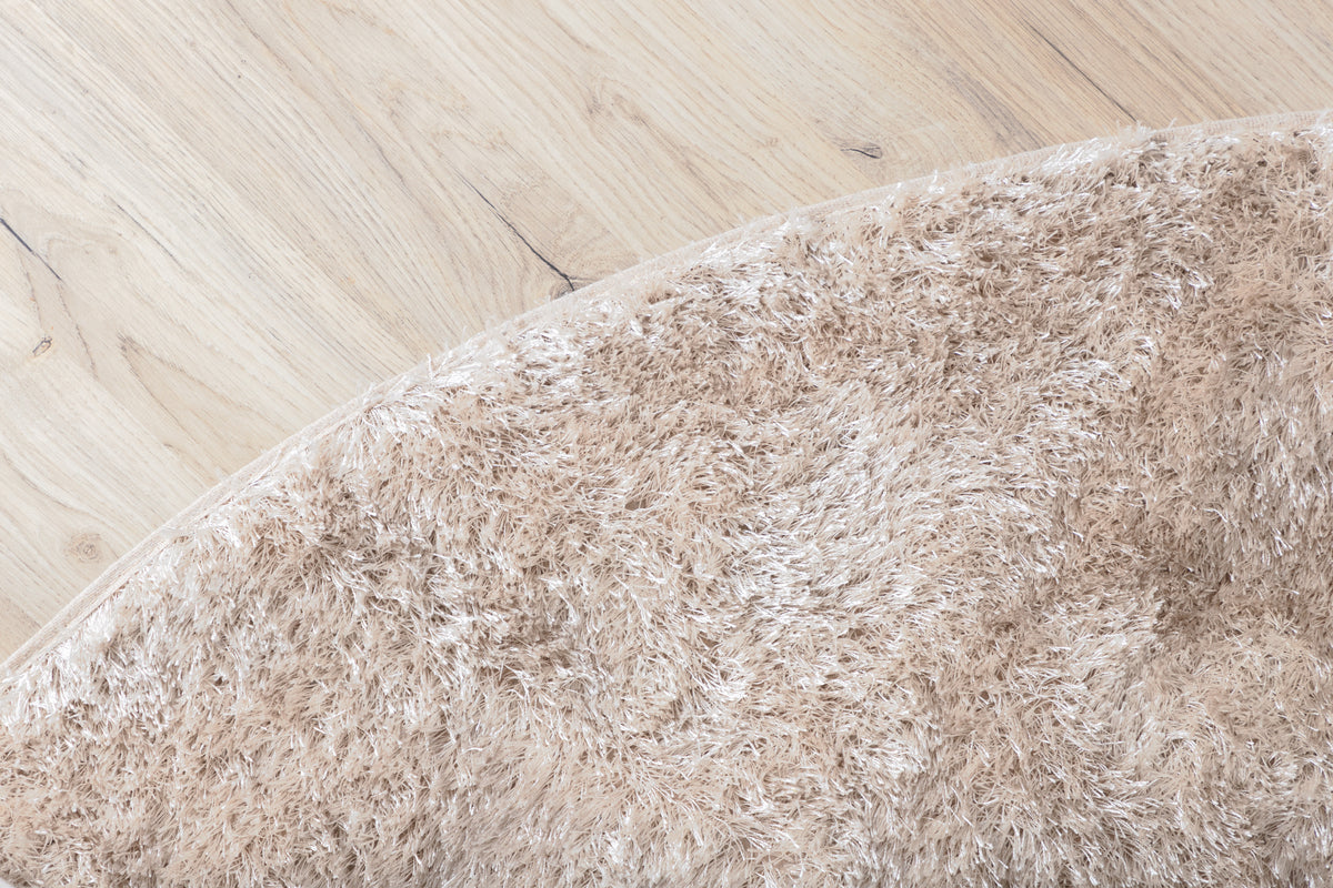 Mattis Runda Mattor ⌀200 Beige