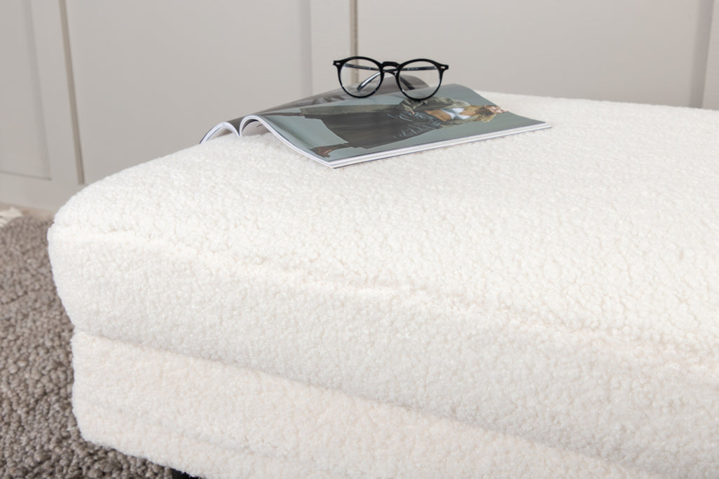Boom Ottoman 70 x 49 x 90 Vit