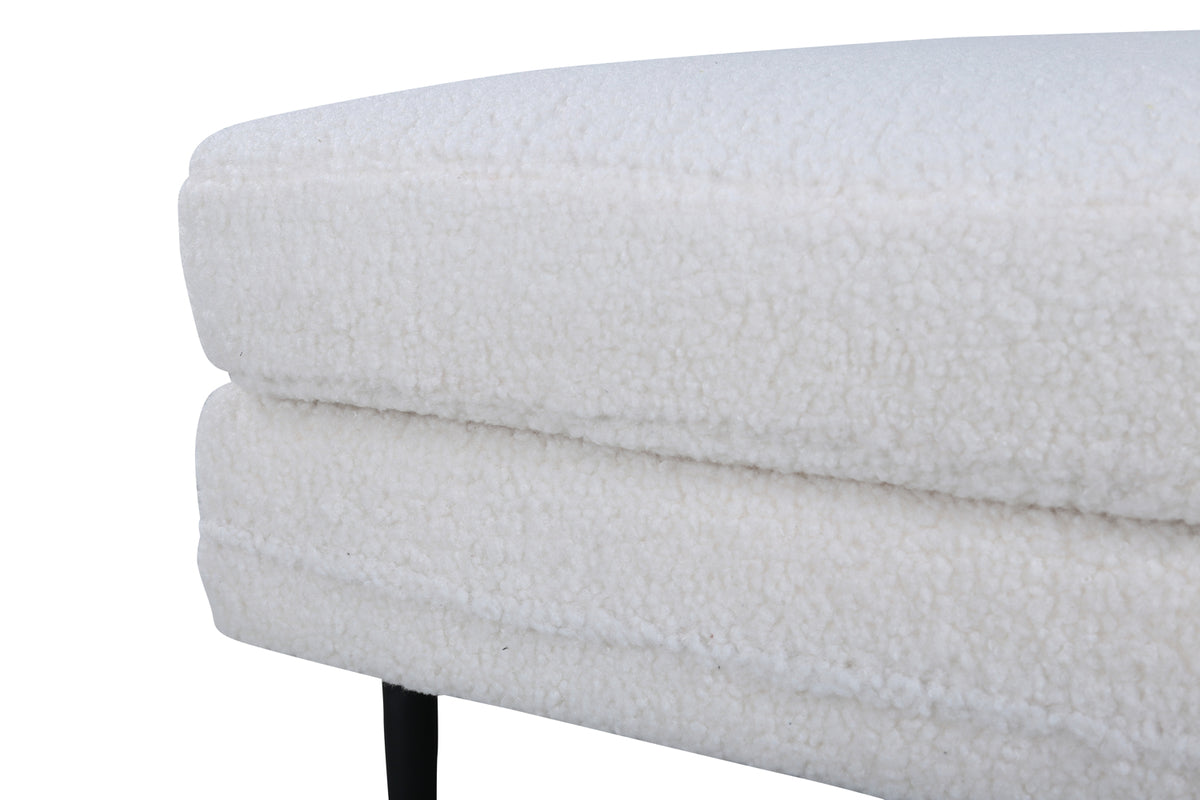 Boom Ottoman 70 x 49 x 90 Vit