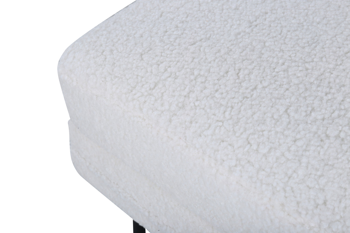 Boom Ottoman 70 x 49 x 90 Vit