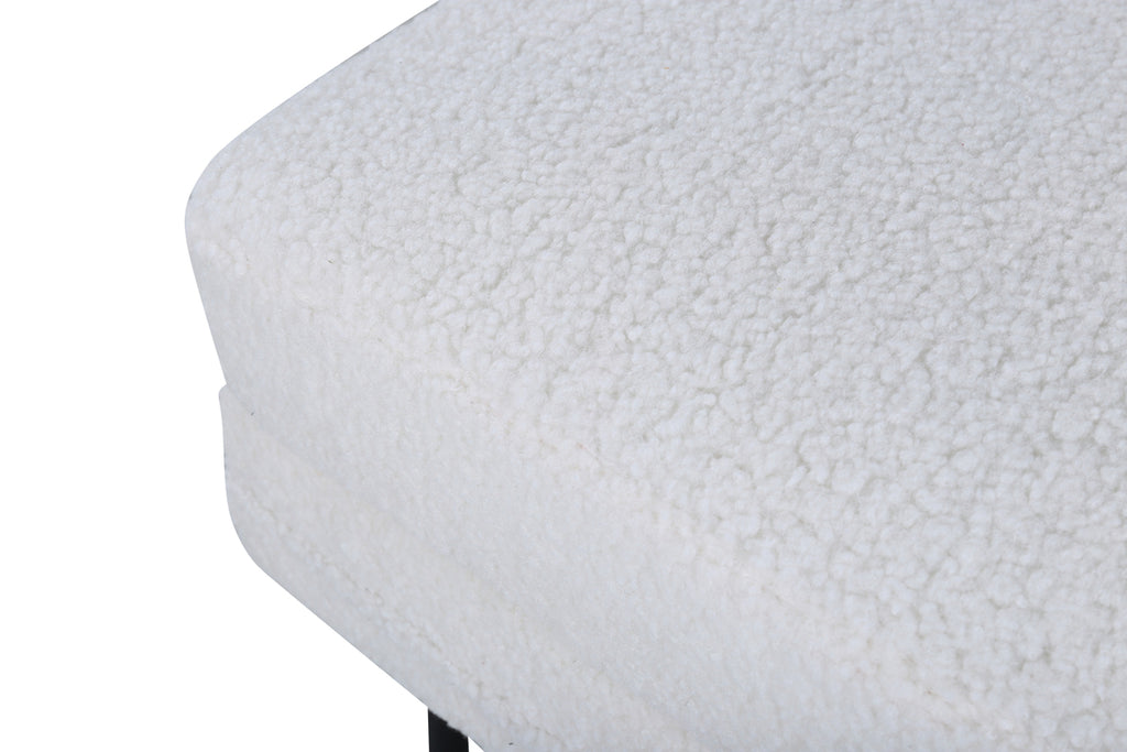 Boom Ottoman 70 x 49 x 90 Vit