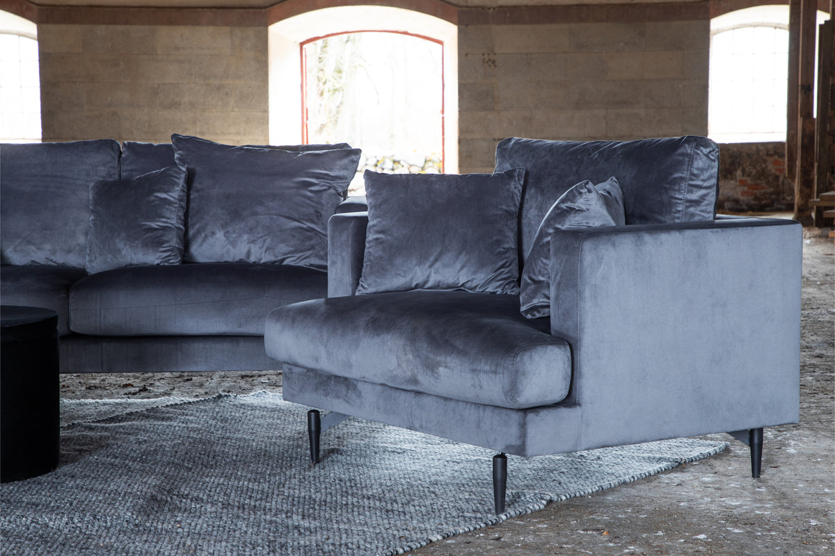 Sofia Fåtöljer Mörkgrå