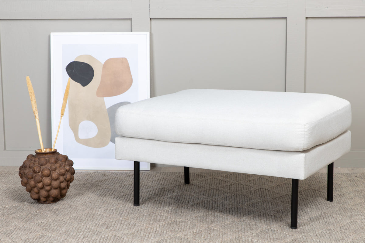 Zoom Ottoman 64 x 47 x 85 Ljusbeige