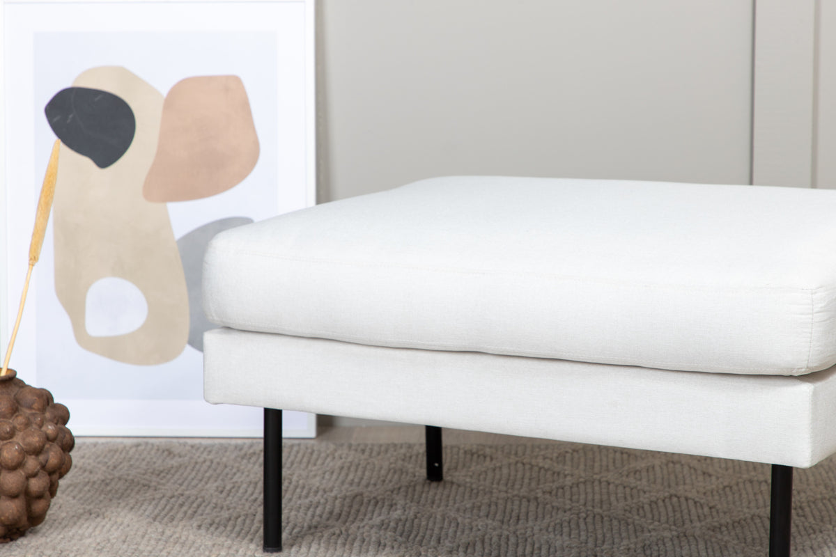 Zoom Ottoman 64 x 47 x 85 Ljusbeige