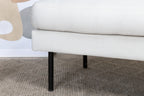 Zoom Ottoman 64 x 47 x 85 Ljusbeige