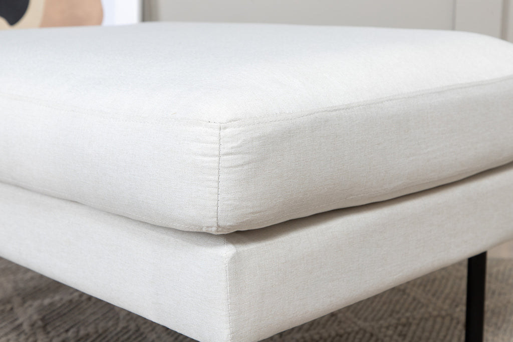 Zoom Ottoman 64 x 47 x 85 Ljusbeige