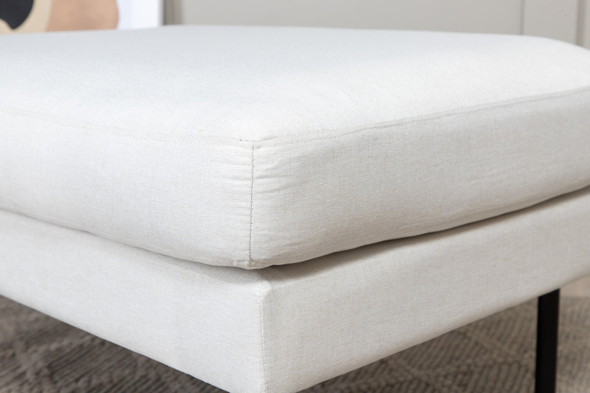 Zoom Ottoman 64 x 47 x 85 Ljusbeige