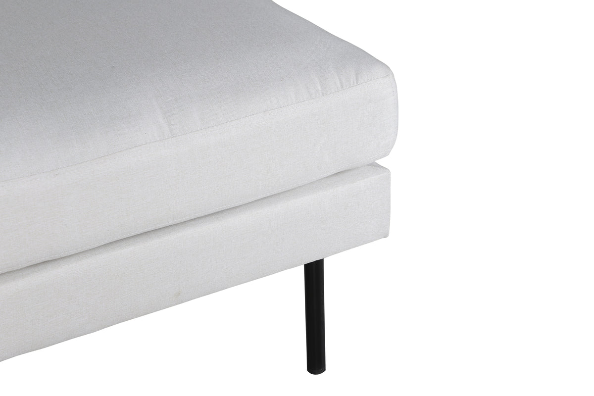 Zoom Ottoman 64 x 47 x 85 Ljusbeige