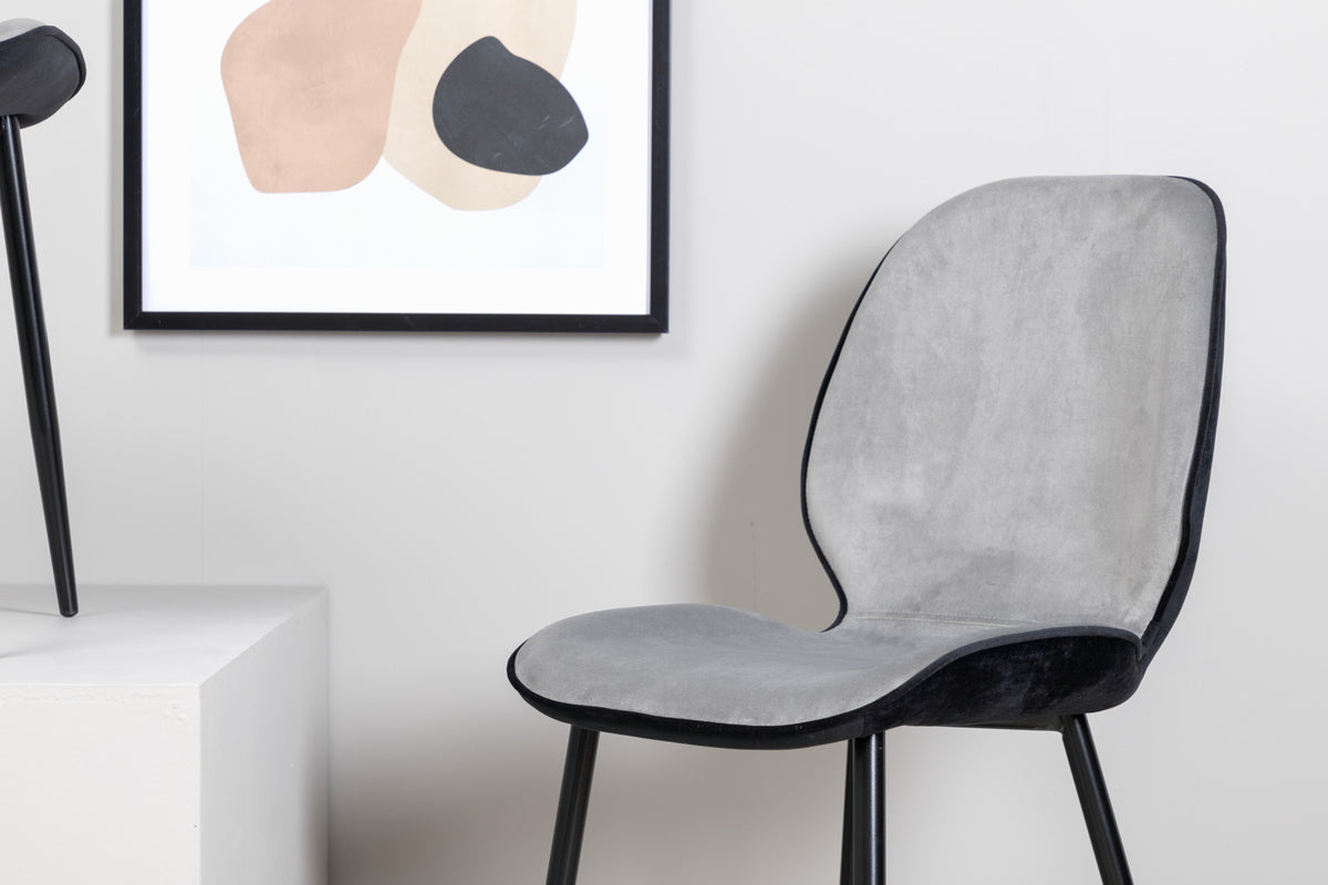 Emma Matstolar 2-pack Grå