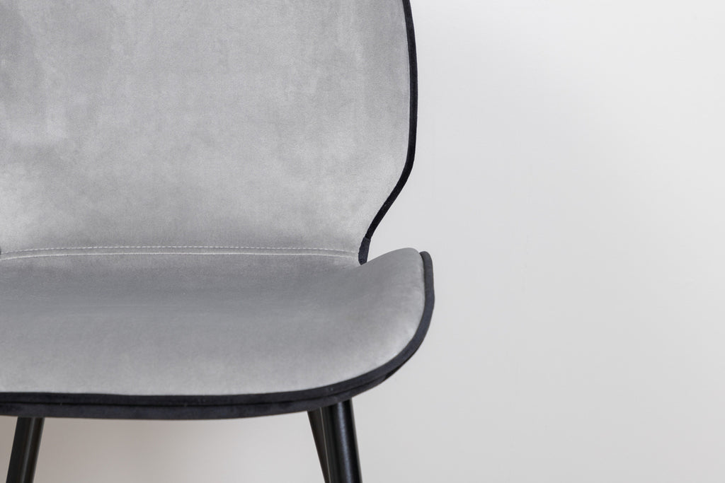 Emma Matstolar 2-pack Grå