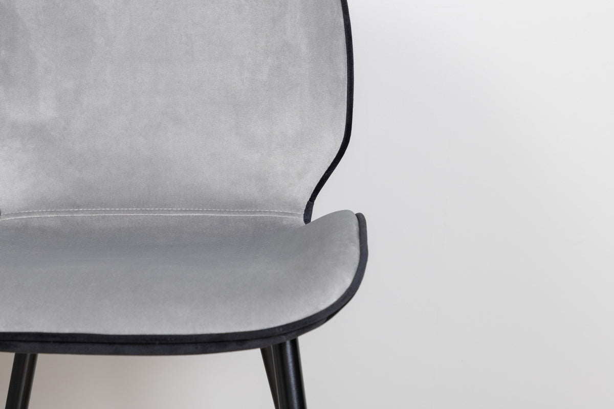 Emma Matstolar 2-pack Grå