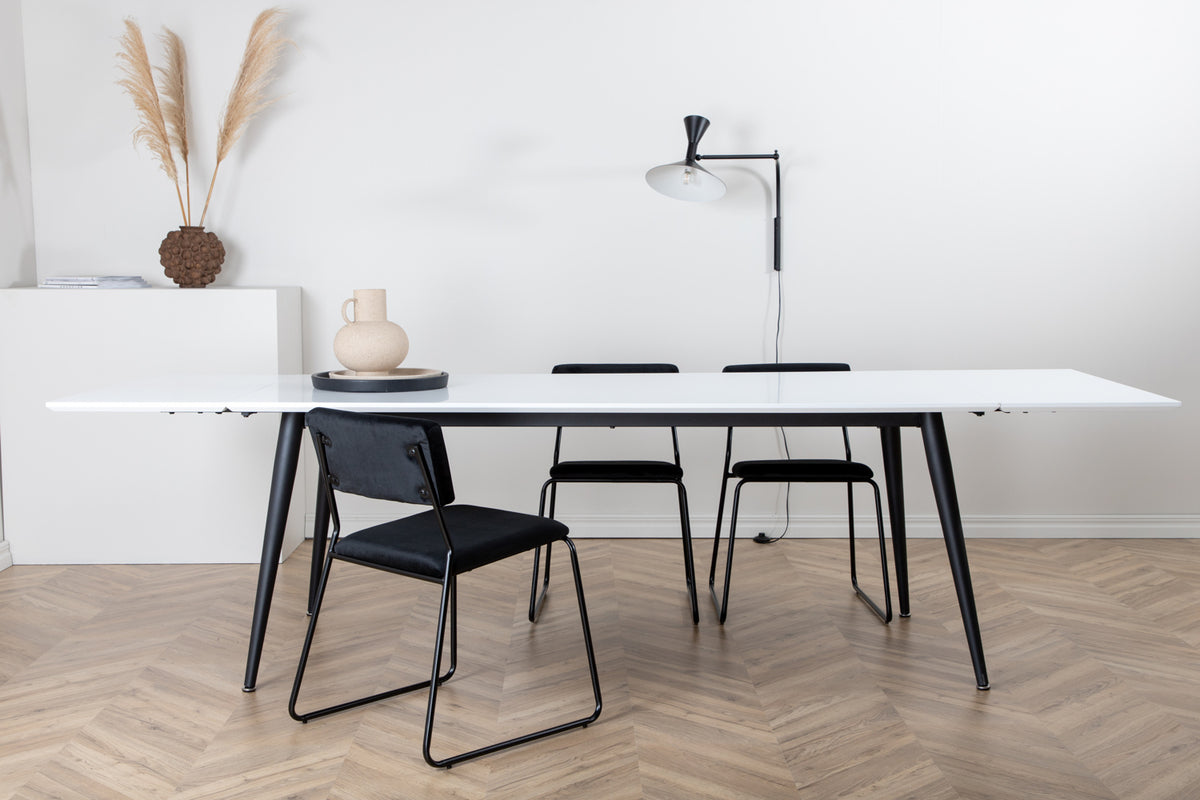 Jimmy Rektangulära Matbord 195 x 90 Vit