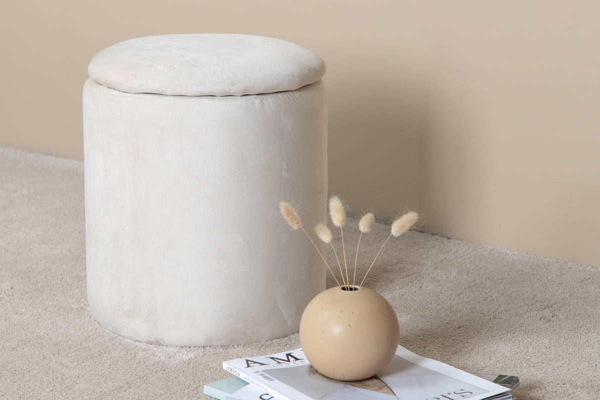 Limpen Puff ⌀32 ⌀32 Vit