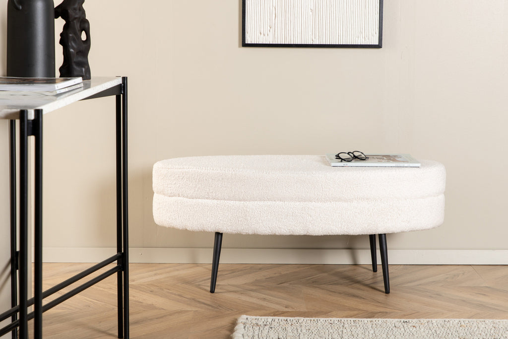 Otto Ottoman 40 x 41 x 100 Vit