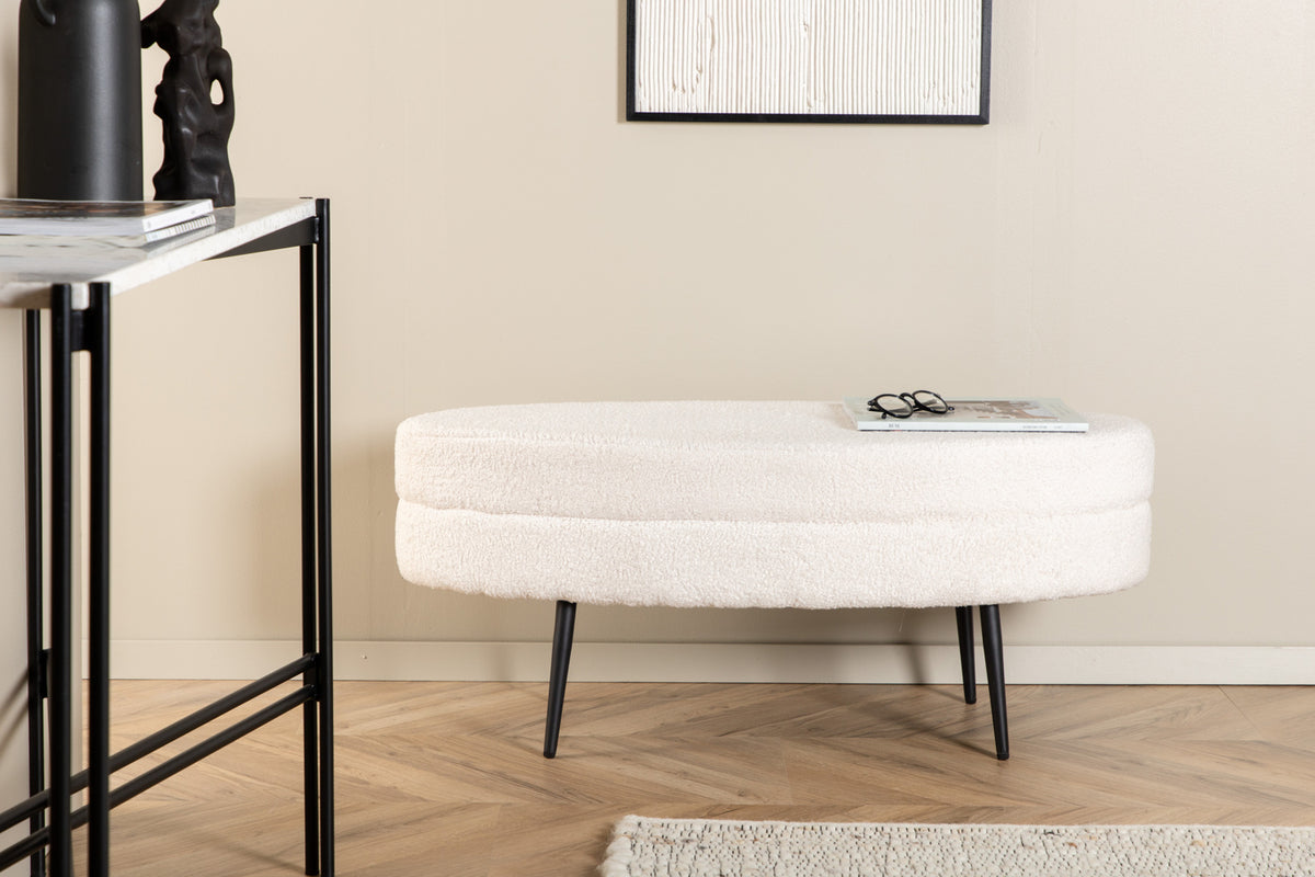 Otto Ottoman 40 x 41 x 100 Vit