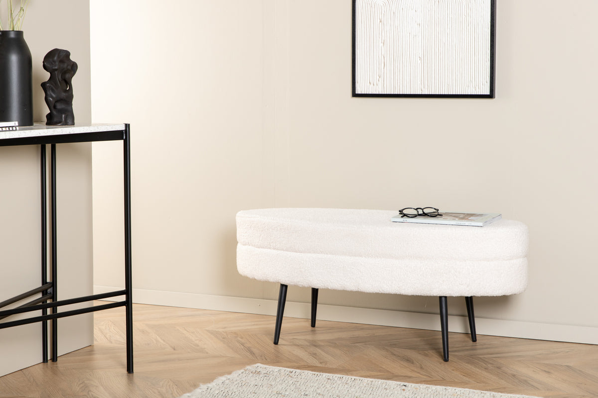 Otto Ottoman 40 x 41 x 100 Vit