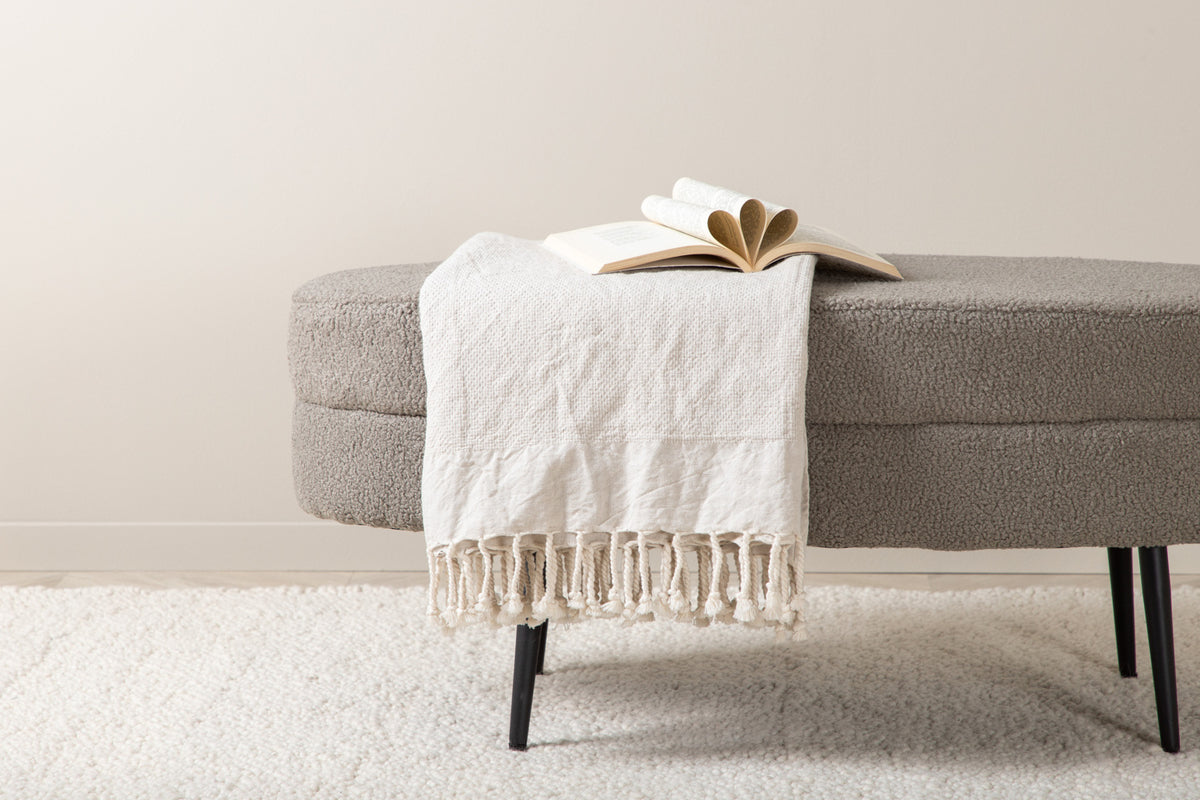 Otto Ottoman 40 x 41 x 100 Greige