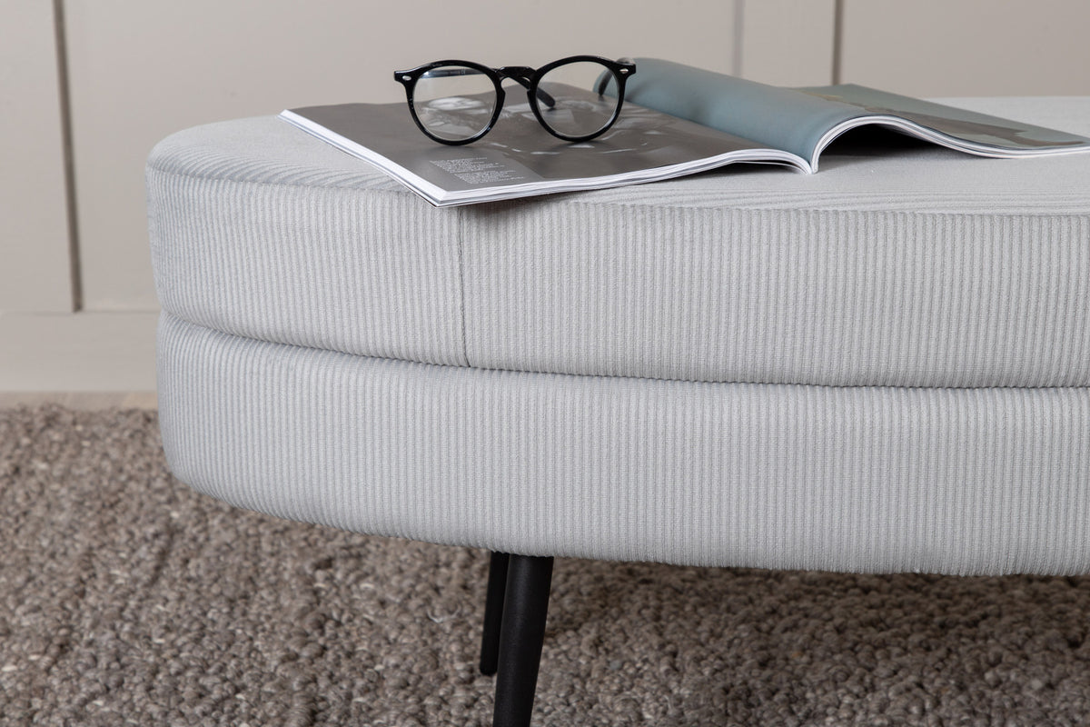 Otto Ottoman 40 x 41 x 100 Grå