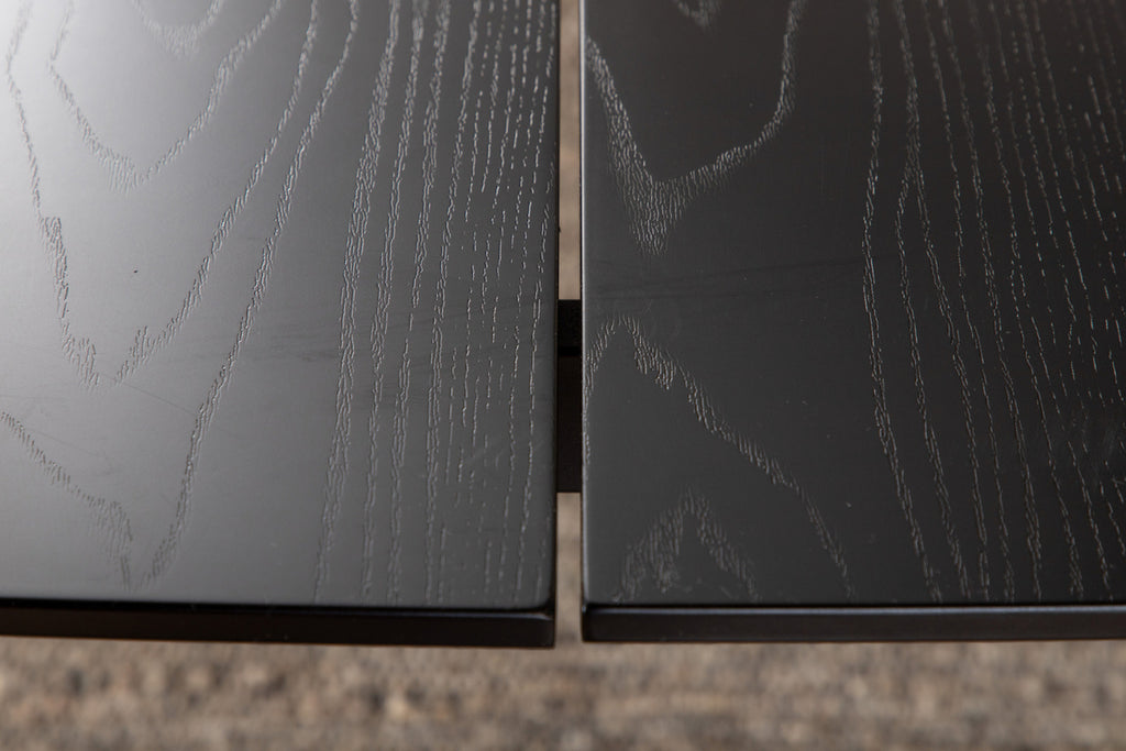 Pelle Rektangulära Matbord 190 x 90 Svart